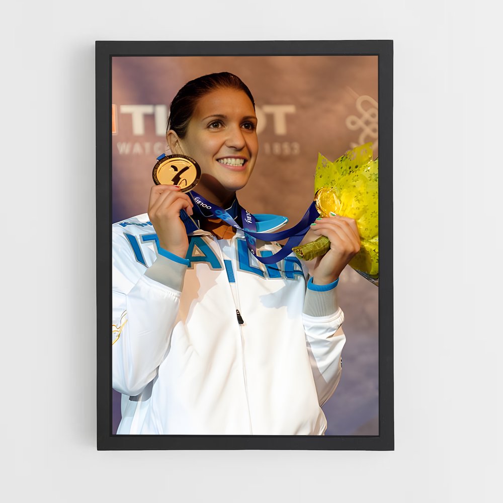 Poster La Victoire d'Arianna – affiche Escrime (vue 2)